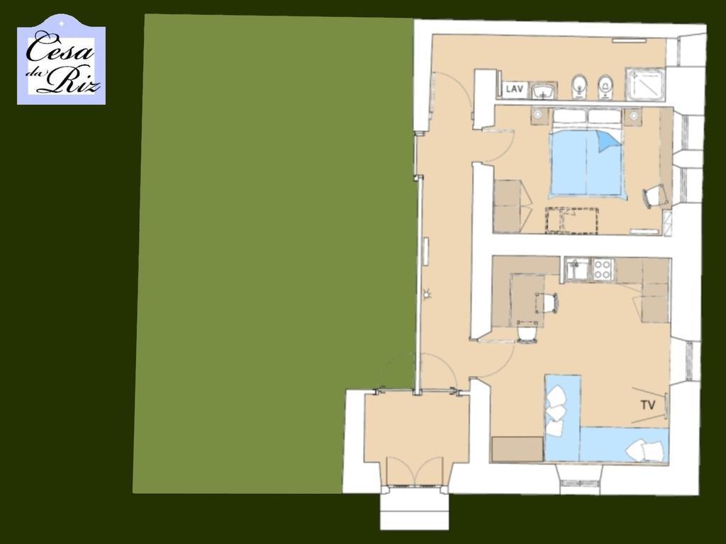 Ferienwohnung Cesa Da Riz Colle Santa Lucia Exterior foto
